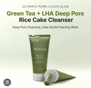 Arencia Green Tea LHA Rice Cake Cleanser