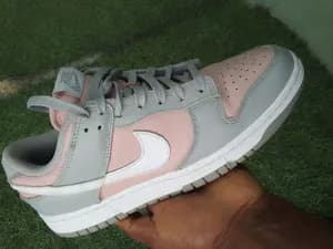 Nike Dunk Low Pink Gray Sneakers
