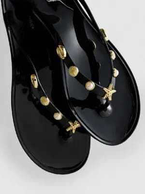 Primark Embellished Toe Post Jelly Sandals