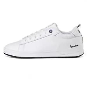 Vespa White Leather Sneakers Size 43