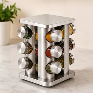 12-Jar Rotating Spice Carousel