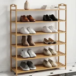 6 Layer Bamboo Shoe Rack