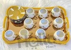 Large Decorative Service Tray Set