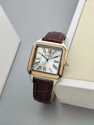 Cartier Square Leather Watch
