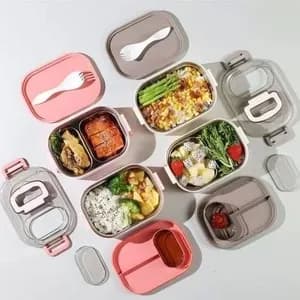 Hua Hu Double Lunch Box