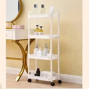 4-Layer Movable Kitchen Storage Rack/Shelf