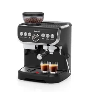 Saachi 19-Bar Coffee Maker with built in grinder -NL-COF-7066CG-BK