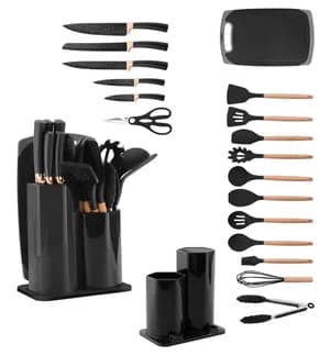 25pcs Kitchenware Utensil Knife Set