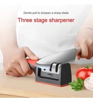 3-Stage Knife Sharpener Tool