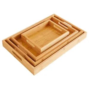BAMBOO PALLET SERVING TRAY