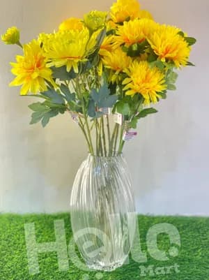 Yellow Artificial Home Decor Flowers
