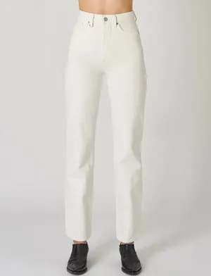 Straight Leg White Jeans Size 27