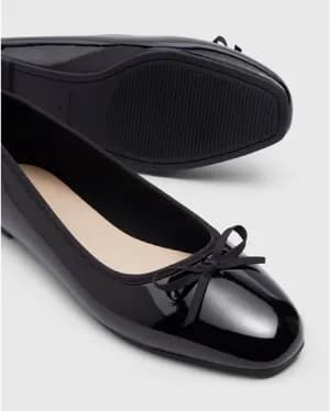 PAPAYA bow ballerina flat