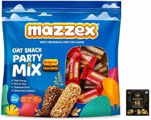 Mazzex Oat Snack Party Mix Original + Chocolate 400g