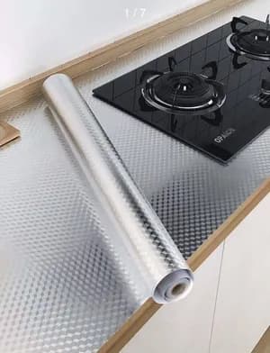 Silver Waterproof Kitchen Sticker