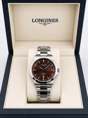 Longines Conquest Stainless Steel Watch