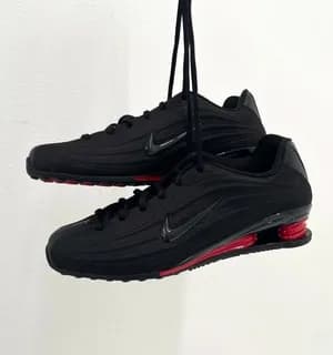 Nike Shox Z Black University Red Sneakers