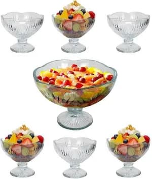 Glass Dessert Bowls/Footed Glasses