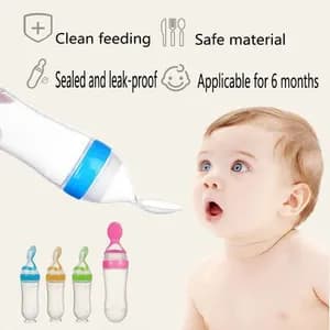 Silcone Bottle Spoon Feeder