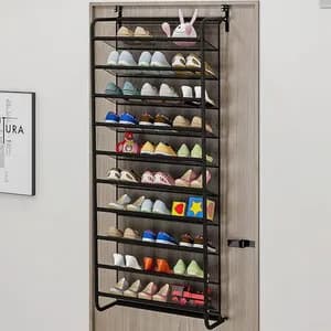 12 Tier Over-Door Shoe Rack