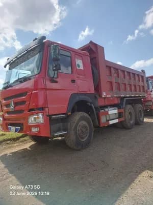 Red Dump Truck A03