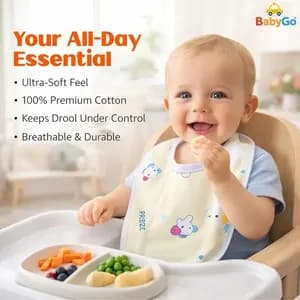 Waterproof kids simple bibs