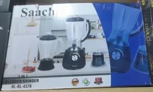 Saachi 3-in-1 ብሌንደር እና ግራይንደር (NL-BL-4376)
