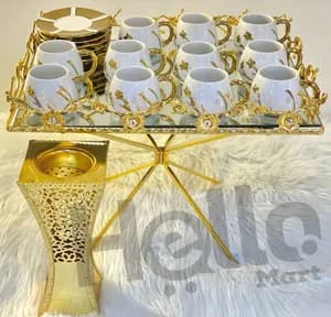 Medium Coffee Tray with Cups