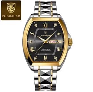 Poedagar Quartz Stainless Steel Watch