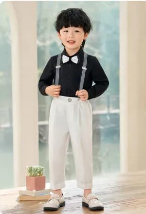 4 pieces boys casual outfit set