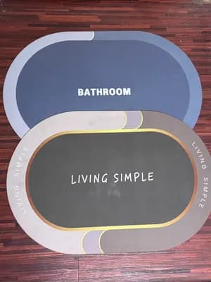 Super Absorbent Bathroom Rugs
