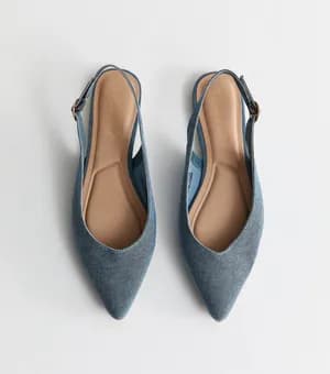 New look pointy slingback flat