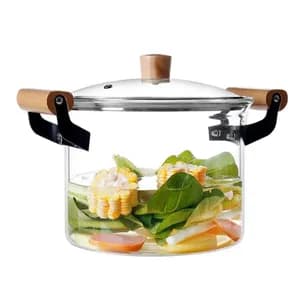 Heat Resistant Glass pot