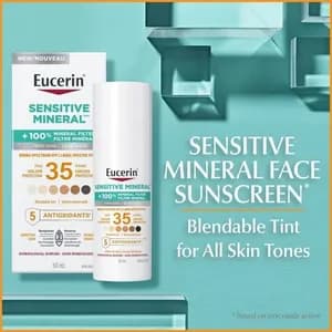 Sensitive Mineral SPF 35 Tinted Face Sunscreen Lotion