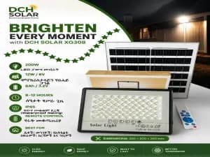 XG308 — Solar Outdoor Light
English