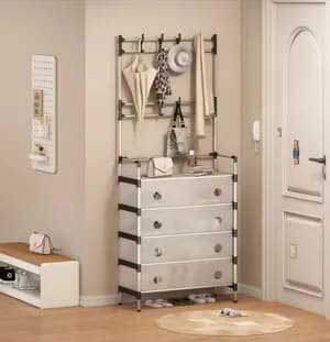 Multifunctional Shoe and Hat Storage Rack