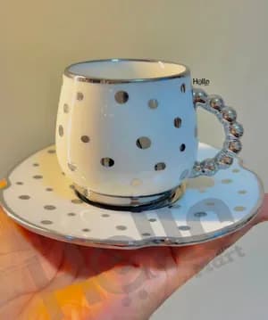 Decorative Coffee Cup Set 6 Pieces