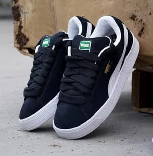 Puma Suede XL Black White Sneakers