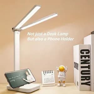LED Double Head Portable Desk Lamp