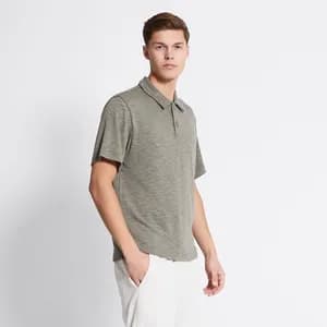 Knitted polo shirt for men