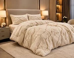 Fluffy Comforter Set 4 Pieces