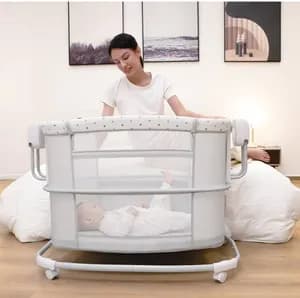 Deluxe 3-in-1 Baby Bassinet