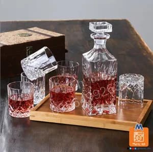 7-Piece Whiskey Decanter Set