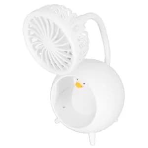 Rechargeable Desk Fan with Night Light