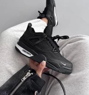 Air Jordan 4 Triple Black Shoes