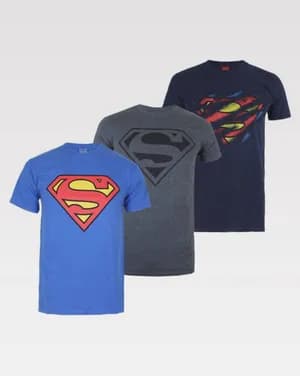 DC COMICS CR7 3 Pack T-Shirts