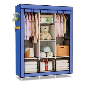 Simple Fabric Wardrobe 175cm