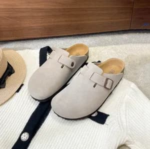 Birkenstock Boston Clog Suede Sandals