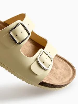 Primark double strap footbed sandals