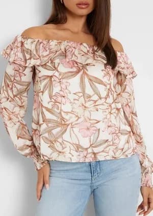 Guess Off Shoulder Top Size XS
